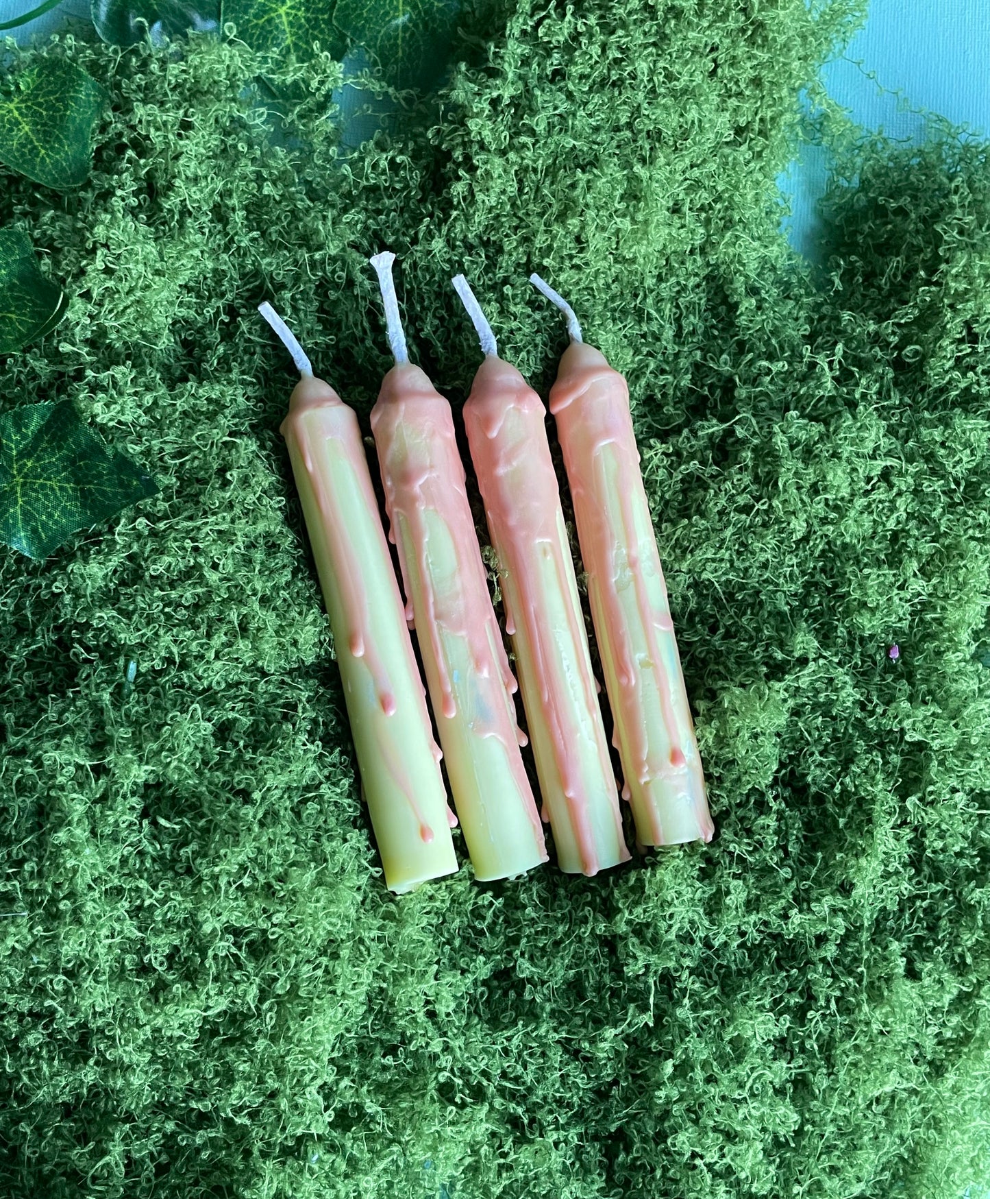 Life Force Soy Wax Yellow Candlesticks
