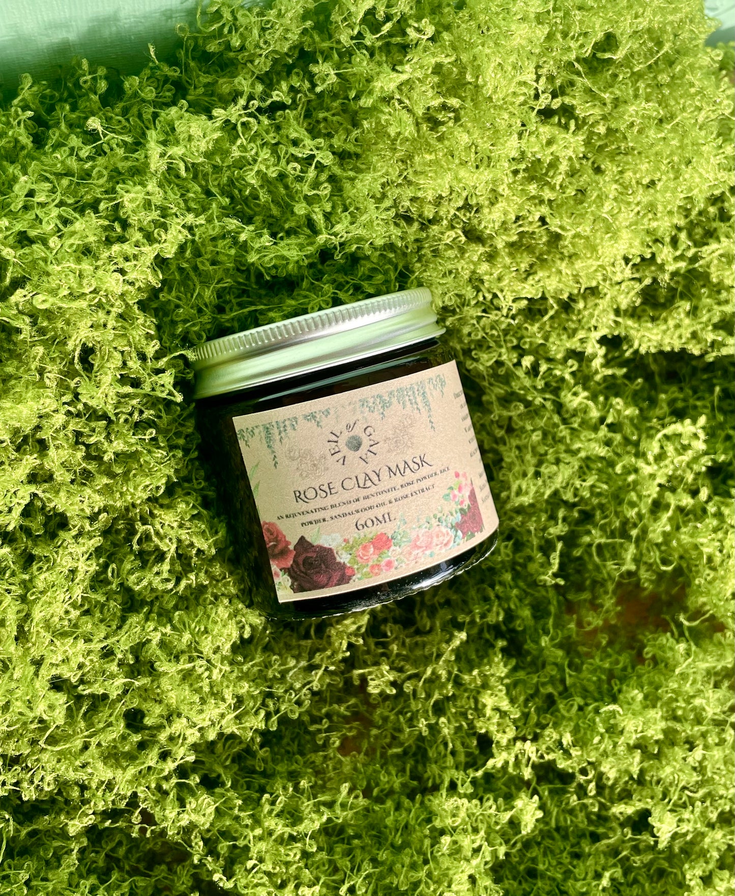 Natural Ayurvedic Rose Clay Face Mask