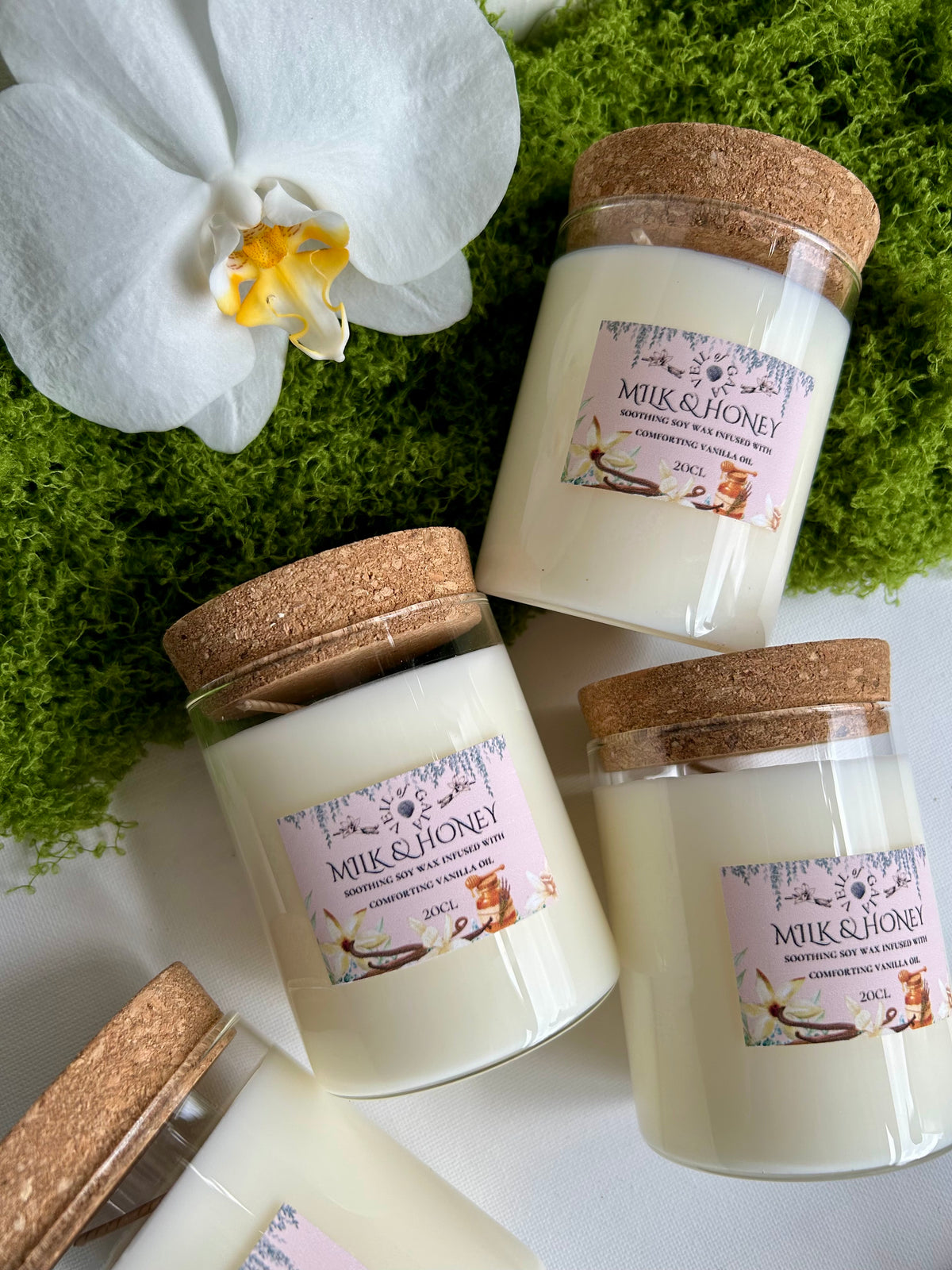 Milk & Honey · Soy Wax Comfort Candle · 20cl