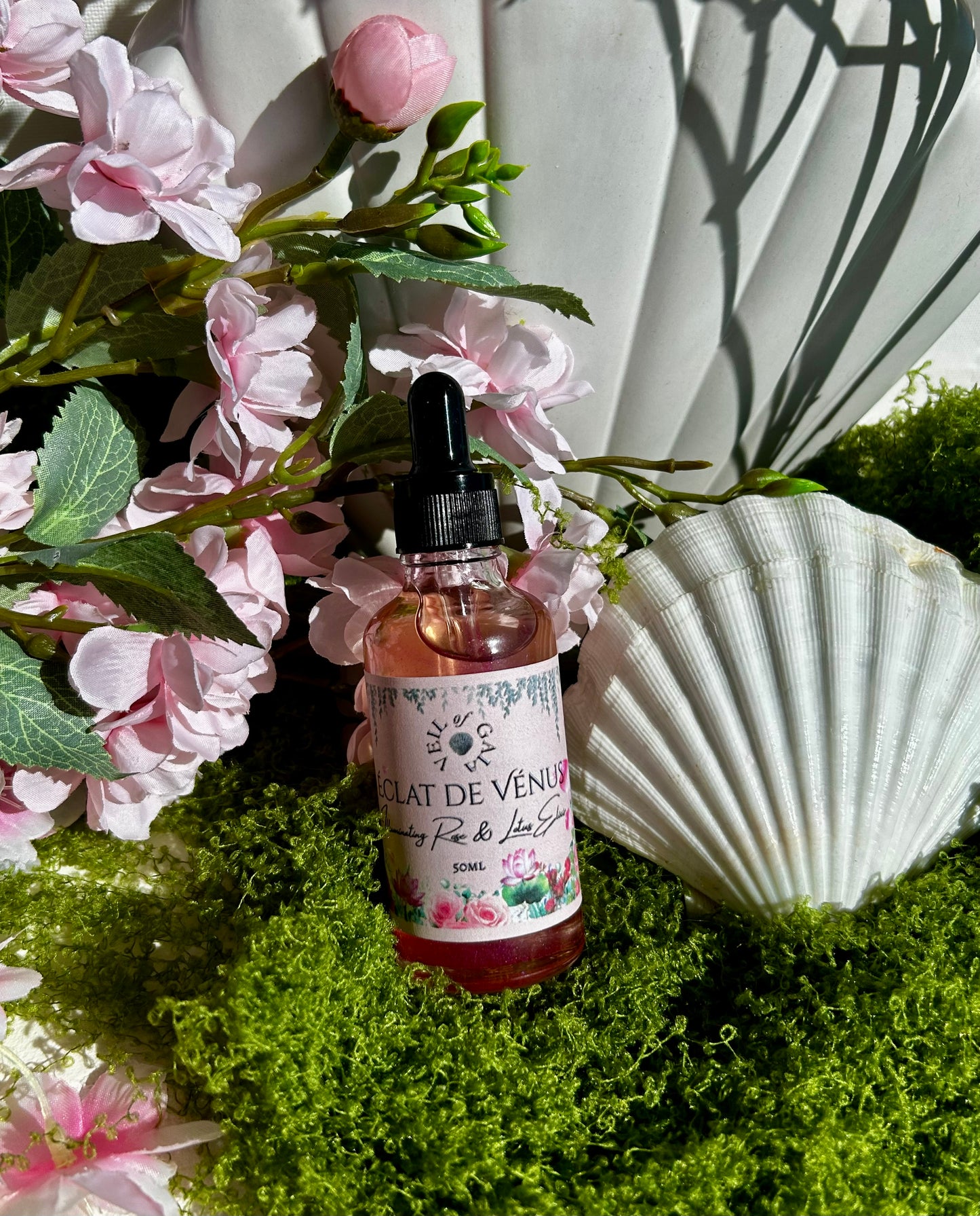 Éclat de Vénus | Illuminating Rose & Lotus Elixir by Veil of Gaia 50ml