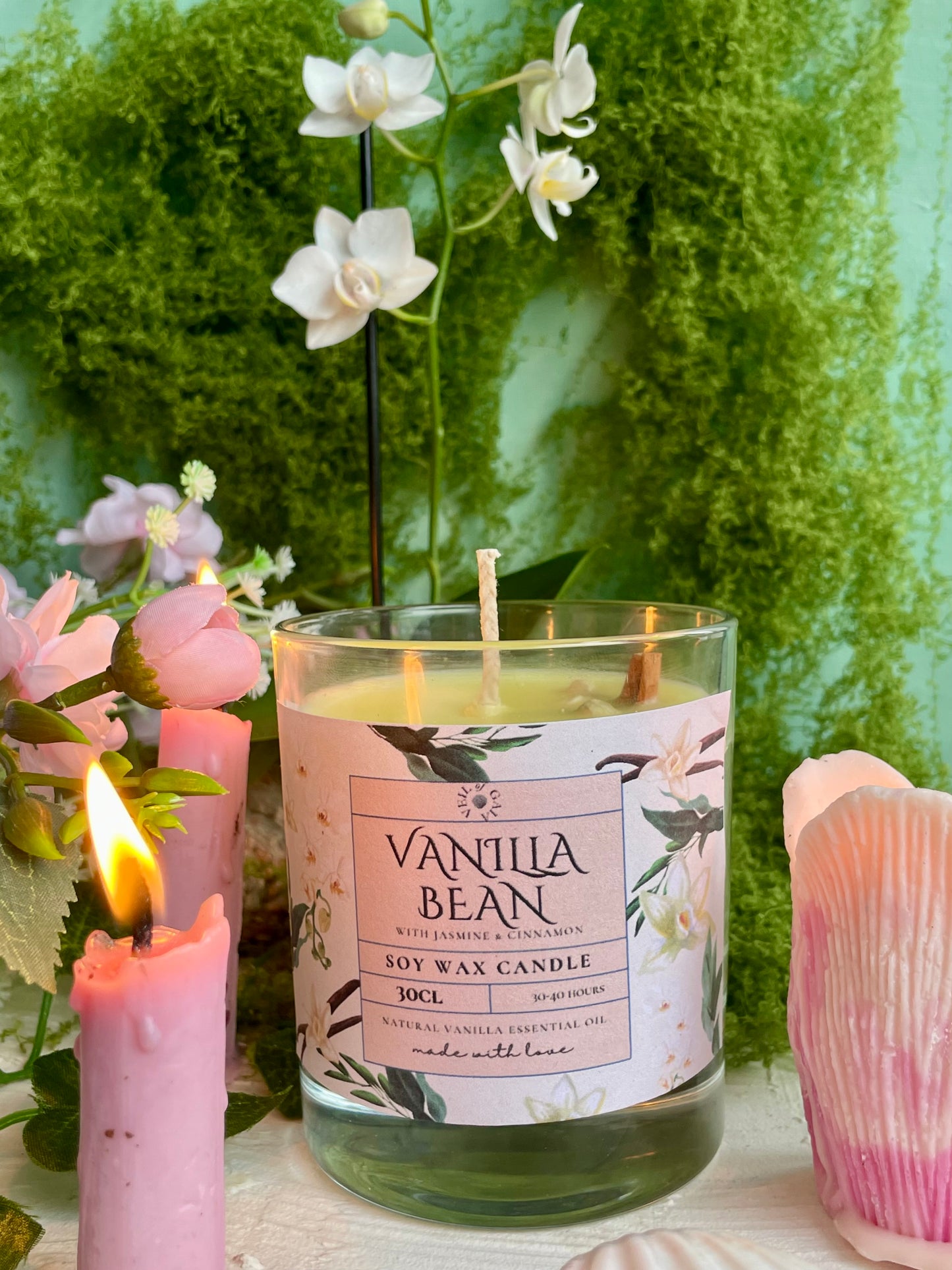 Vanilla Bean Scented Candle