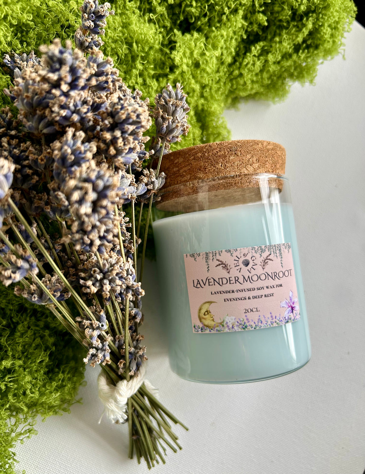 Lavender Moonroot · Soy Wax Sleep & Ritual Candle · 20cl