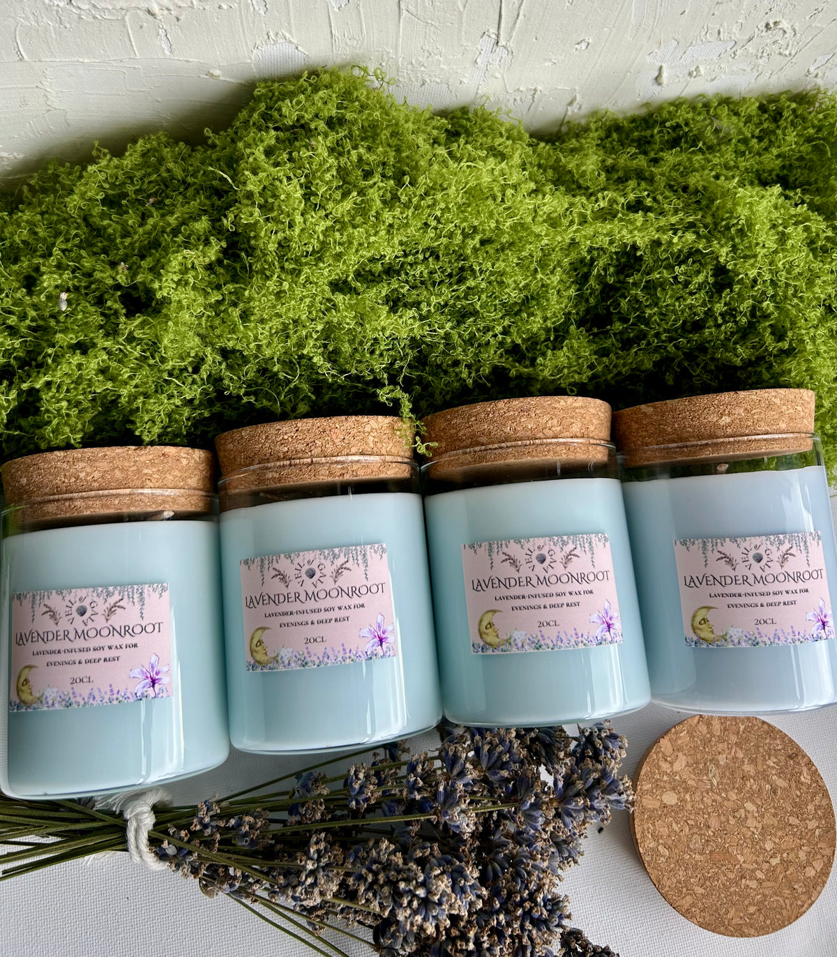 Lavender Moonroot · Soy Wax Sleep & Ritual Candle · 20cl