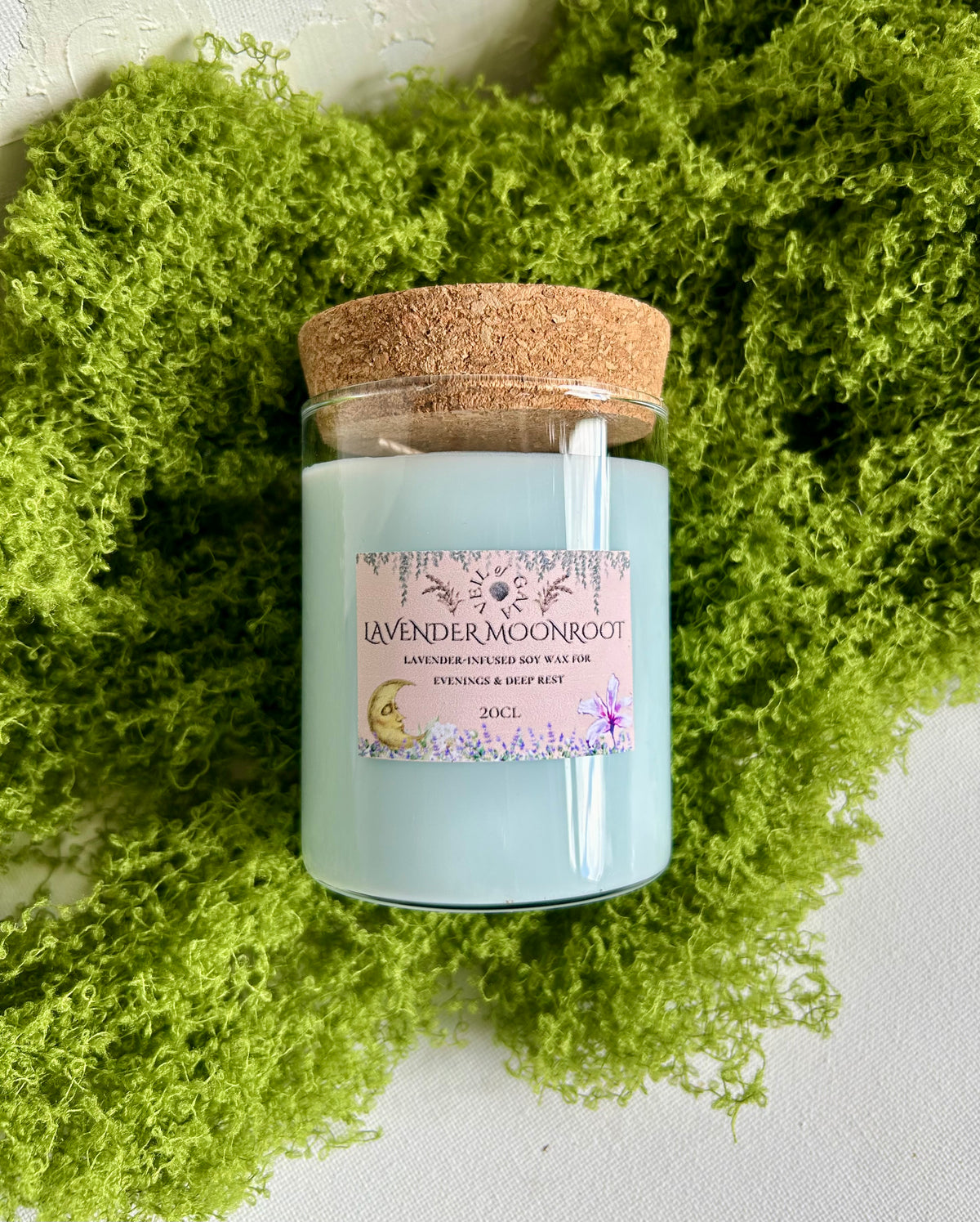 Lavender Moonroot · Soy Wax Sleep & Ritual Candle · 20cl