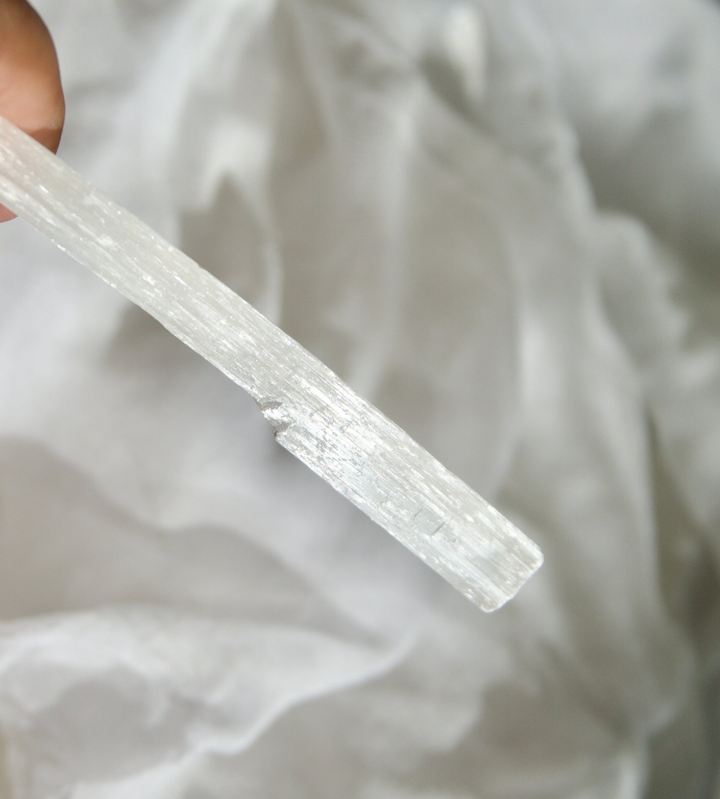 Moroccan Selenite Crystal Wand